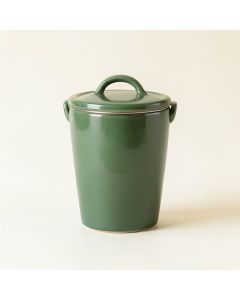 Juniper Bend Storage Canister With Lid - Green (synthetic illustration; no displayed measurements)