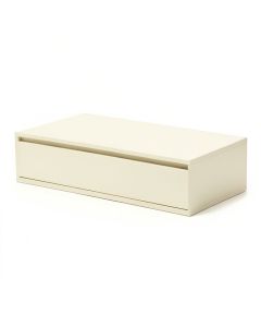 Moss Bend Desktop Monitor Riser - Ivory (synthetic illustration; no displayed measurements)