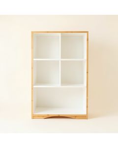 Alder Crossing Freestanding Bookcase - White (synthetic illustration; no displayed measurements)