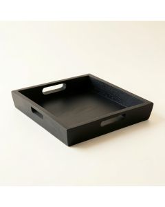 Wren Arc Serving Tray - Black (synthetic illustration; no displayed measurements)