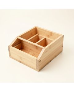 Willow Bluff Empty Coffee-Station Organizer - Beige (synthetic illustration; no displayed measurements)