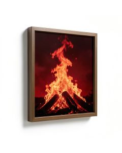 Sky On Fire By Michael Blanchette - Framed Photographic Print On Canvas (synthetic illustration; no displayed measurements)