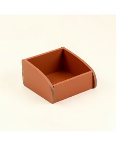 Vale Bend Low Toy Storage Unit - Terracotta (synthetic illustration; no displayed measurements)