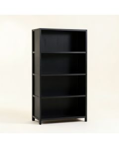 Brook Bluff Freestanding Bookcase - Black (synthetic illustration; no displayed measurements)