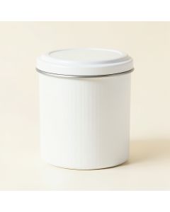 River Dale Storage Canister With Lid - White (synthetic illustration; no displayed measurements)