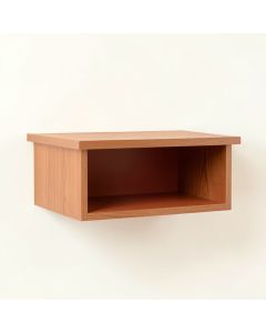 Lake Bend Wall-Mounted Shelf - Terracotta (synthetic illustration; no displayed measurements)