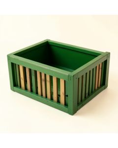 Cove Field Empty Furniture-Style Litter Enclosure - Green (synthetic illustration; no displayed measurements)