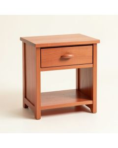 Maple Crest Nightstand - Terracotta (synthetic illustration; no displayed measurements)