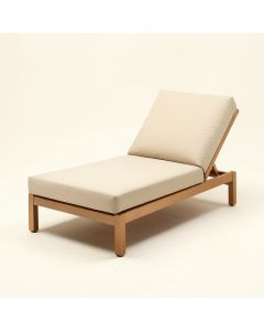 Cartert Outdoor Double Chaise Lounge With Cushion (synthetic illustration; no displayed measurements)