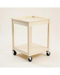 Willow Canyon Empty Rolling Workshop Cart - Ivory (synthetic illustration; no displayed measurements)