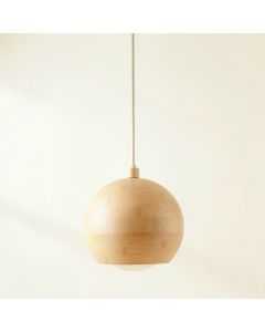 Heath Canyon Pendant Light Suspended From One Plain Cable - Beige (synthetic illustration; no displayed measurements)