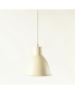 Maple Arc Pendant Light Suspended From One Plain Cable - Ivory (synthetic illustration; no displayed measurements)