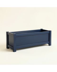 Vale Crossing Narrow Outdoor Storage Bench - Navy (synthetic illustration; no displayed measurements)