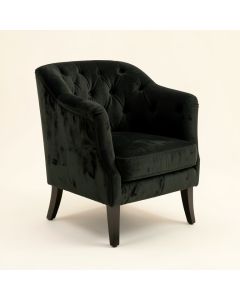 Luckey Tufted Velvet Upholstered Side Chair (synthetic illustration; no displayed measurements)
