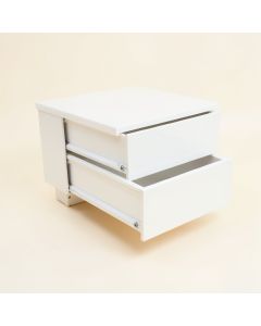 Glen Edge Small-Parts Storage Drawer Cabinet - White (synthetic illustration; no displayed measurements)