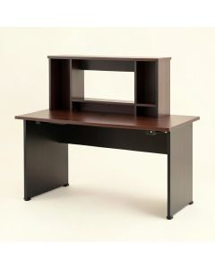 Height Adjustable Gaming Desk With Hutch (synthetic illustration; no displayed measurements)