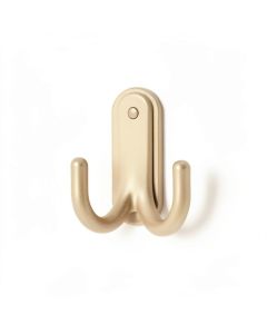Maple Branch Wall-Mounted Robe Hook - Beige (synthetic illustration; no displayed measurements)