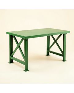 Willow Bend Empty Workshop Workbench - Green (synthetic illustration; no displayed measurements)