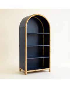 Cedar Dell Freestanding Bookcase - Navy (synthetic illustration; no displayed measurements)