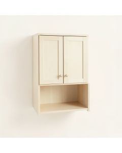 Rowan Bluff Wall-Mounted Laundry Cabinet - Ivory (synthetic illustration; no displayed measurements)