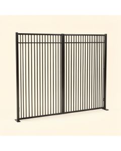 6.5 Ft. H X 4 Ft. W Laser Cut Metal Privacy Screen (synthetic illustration; no displayed measurements)