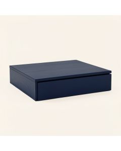 Elm Edge Desktop Monitor Riser - Navy (synthetic illustration; no displayed measurements)