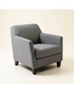 Deston Upholstered Parsons Chair In Gray (synthetic illustration; no displayed measurements)