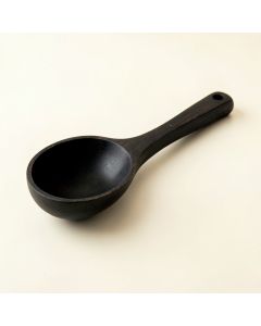 Olive Arc Cooking Spoon - Black (synthetic illustration; no displayed measurements)