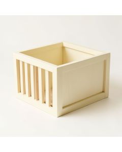 Lake Branch Empty Furniture-Style Litter Enclosure - Cream (synthetic illustration; no displayed measurements)