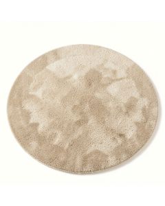 Round Aleda Shag Beige Area Rug (synthetic illustration; no displayed measurements)