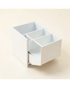 Wren Bluff Empty Coffee-Station Organizer - White (synthetic illustration; no displayed measurements)