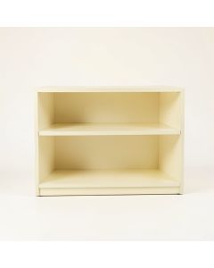 Willow Bluff Low Bookcase - Cream (synthetic illustration; no displayed measurements)