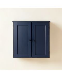 Sage Canyon Wall-Mounted Entry Cabinet - Navy (synthetic illustration; no displayed measurements)