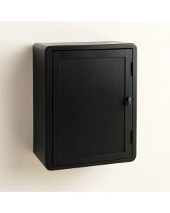 Hazel Dell Wall-Mounted Laundry Cabinet - Black (synthetic illustration; no displayed measurements)