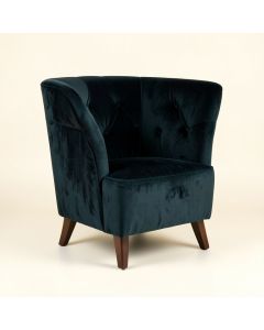 Malcolm Tufted Velvet Upholstered Wingback Dining Chair (synthetic illustration; no displayed measurements)