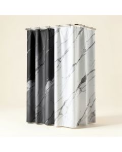 Marble Single Shower Curtain (synthetic illustration; no displayed measurements)