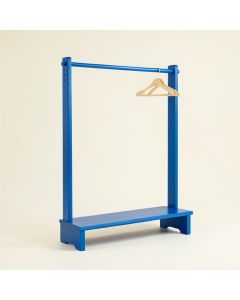 Harbor Bluff Empty Garment Rack - Blue (synthetic illustration; no displayed measurements)