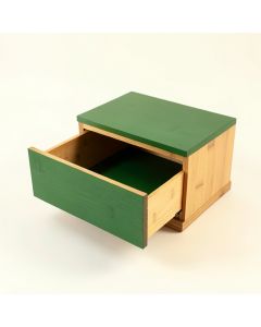 Linden Branch Under-Desk Drawer Unit - Green (synthetic illustration; no displayed measurements)