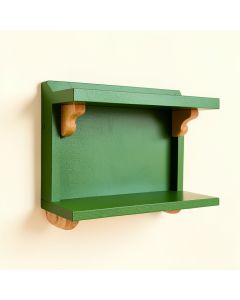 Bay Bend Wall-Mounted Entryway Organizer Shelf - Green (synthetic illustration; no displayed measurements)