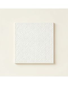 Brook Canyon Uninstalled Square Decorative Tile - White (synthetic illustration; no displayed measurements)
