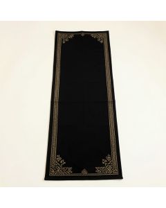 Heath Brook Narrow Runner Rug - Black (synthetic illustration; no displayed measurements)