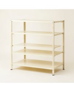Summit Arc Empty Seed-Starting Shelving Unit Without Lights - Ivory (synthetic illustration; no displayed measurements)