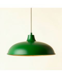 Lake Brook Pendant Light Suspended From One Plain Cable - Green (synthetic illustration; no displayed measurements)