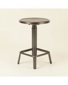 Galilea Metal Upholstered Extra Tall Adjustable Height Swivel Bar Stool (synthetic illustration; no displayed measurements)
