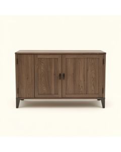Beretta Metal And Wood Sideboard (synthetic illustration; no displayed measurements)