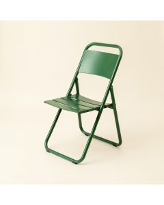 River Crest Folding Outdoor Chair - Green (synthetic illustration; no displayed measurements)