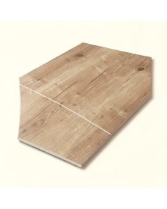 Garde 9 '' X 10 '' Porcelain Wood Look Wall & Floor Tile (synthetic illustration; no displayed measurements)