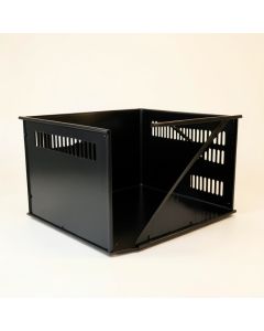 Juniper Canyon Empty Furniture-Style Pet Crate - Black (synthetic illustration; no displayed measurements)