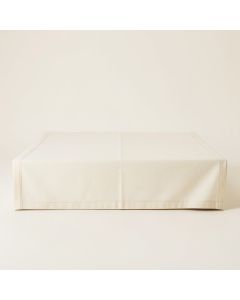 Slate Canyon Flat Bed Sheet - Cream (synthetic illustration; no displayed measurements)