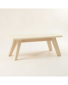 Ridge Dale Indoor Bench - Cream (synthetic illustration; no displayed measurements)